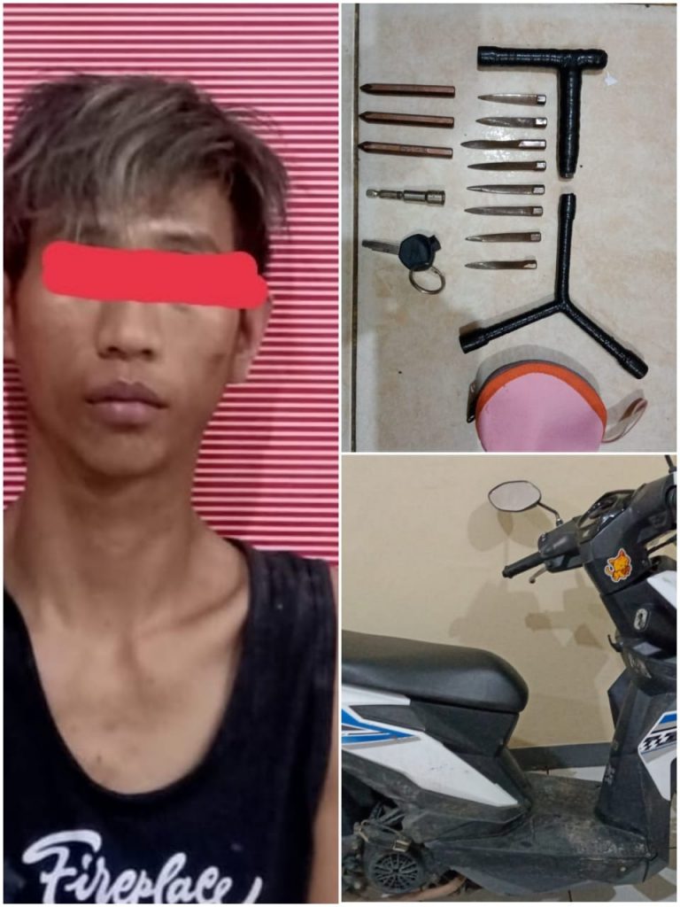 Curi Sepeda Motor, Seorang Pemuda Ditangkap Polsek Cisoka Polresta Tangerang