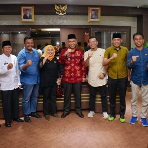 Terima Bawaslu Kampar, Pj Bupati Kampar Akan Lounching Tahapan Pemilu 2024