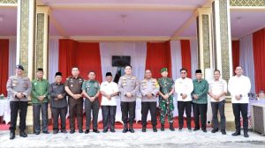 Bupati Kampar Sambut Kunker Kapolda Riau Ir. Muhammad Iqbal, S.I.K, MH di Mapolres Kampar