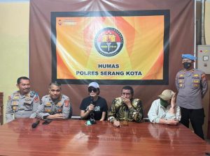 Polresta Serang Kota Gelar Press Conference Terkait Pemanggilan Nikita Mirzani