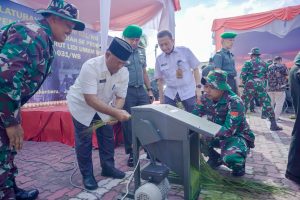 Dampingi Danrem 031 /WB dan Gubri Launching Alat Serut Lidi, Sekda Kampar ; Lakukan inovasi Kembangkan UMKM Untuk Tingkatkan Ekonomi Masyrakat