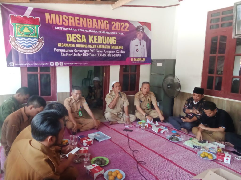 Musyawarah Perencanaan Pembangunan Desa (Musrenbang) 2022 Dalam Rangka Penyusunan RKPDes