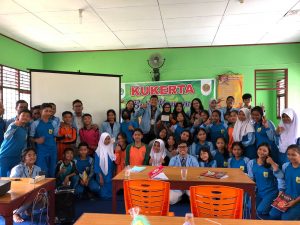 Mahasiswa Kukerta UNRI Gelar Penyuluhan Bahaya Bulying di SMP YP2TG Kasikan