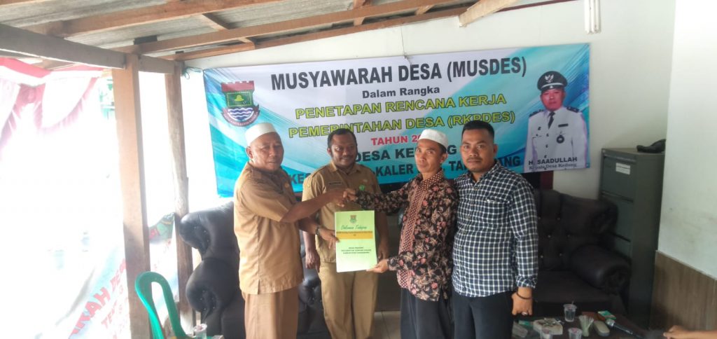 Musdes Penetapan RKPDesa TA. 2023 Di Desa Kedung Kecamatan Gunung Kaler