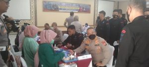 Kabid Propam Polda Banten Ikuti Donor Darah Dalam Rangka Peringati HUT Humas Polri Ke-71