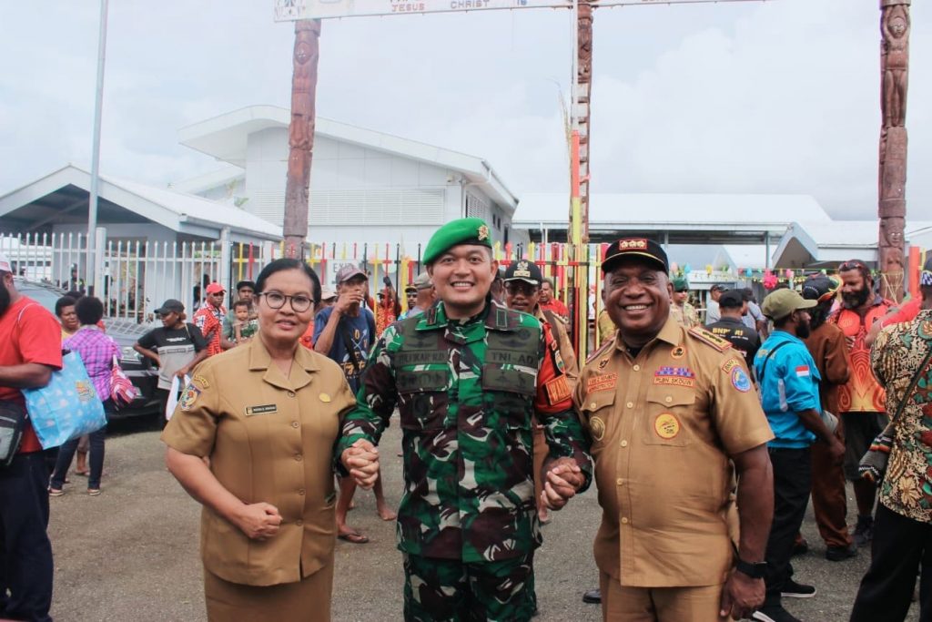 Satuan Tugas Yonif 132 /Bima Sakti pada Tugas Operasi Pamtas RI-PNG