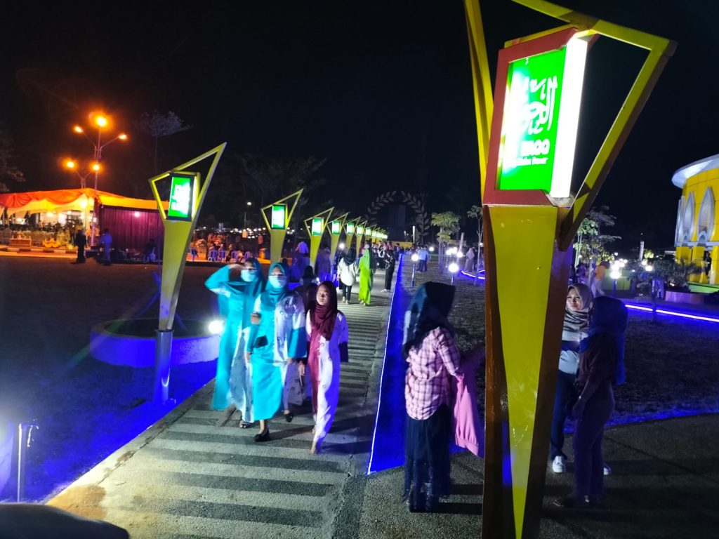 Keindahan Taman Kota Bangkinang, Cerminan Negeri Beradat, Agamis dan Religius