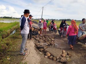 Kades Ranca Gede Sigap Tangani Permasalahan Jalan Antar Penghubung Desa Ranca Gede Cibetok