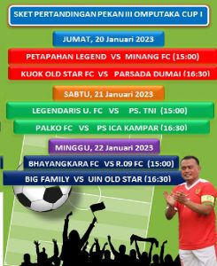 OMPUTAKA CUP I Pekan III akan Digelar Esok Pagi