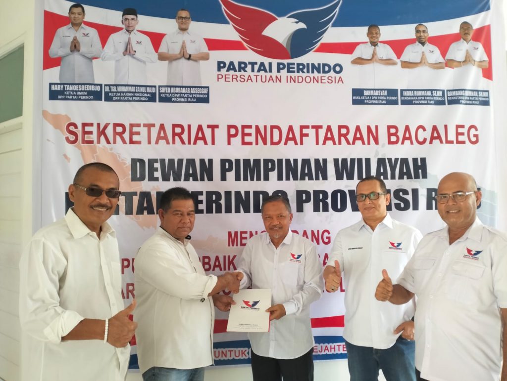 Maju Dapil Pekanbaru, T. Razmara Daftar Bacaleg ke Partai Perindo Riau