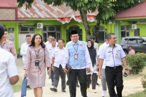 Tim Observasi Desa Anti Korupsi KPK RI Lakukan Pengecekan Sekaligus Penilain ke Desa Gunung sari