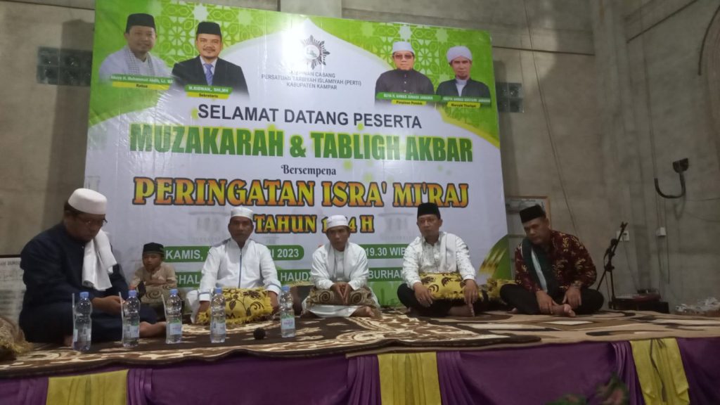 Sempena Maulid Nabi, PC Perti Kampar Gelar Muzakarah dan Tabligh Akbar di Kuntu