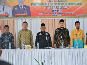 Musrenbang Di Tapung Hilir, Sekda Sebut Musrenbang Sebagian Besar Usulan peningkatan Infrastruktur.