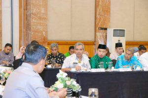 PJ Bupati Kamsol Ikuti HLM TPID Riau, Sampaikan Soal Pangan dan Strategi Atasi Inflasi.