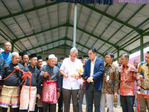 Resmikan Pasar LKMD Kasikan Tapung Hulu, Ini Kata Kamsol