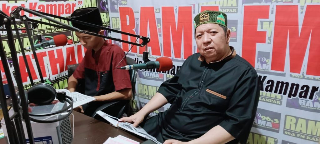 Zulkifli Syukur Apresiasi Acara RAMA Tadarus Di Radio RAMA FM Bangkinang