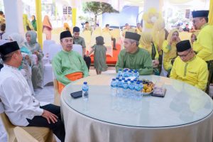 Rombongan Pj Bupati Kamsol Open House Di Rumdis Gubernur Dan Forkopimda Riau