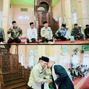 PJ Bupati Kamsol hadiri Halal Bihalal dengan Masyarakat Batu Bersurat dan Binamang