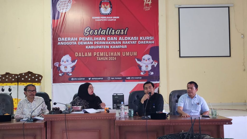 KPU Kampar Terima Pendaftaran Bacalon DPRD 1 -14 Mei 2023