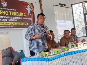 Edwar : Bekerja Lah Dengn Baik, Karena Partai Politik Berkepentingan pada DPT