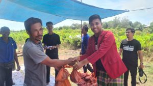 Ikatan Mahasiswa Muhammadiyah Pekanbaru Selenggarakan Qurban di Masyarakat Pinggiran