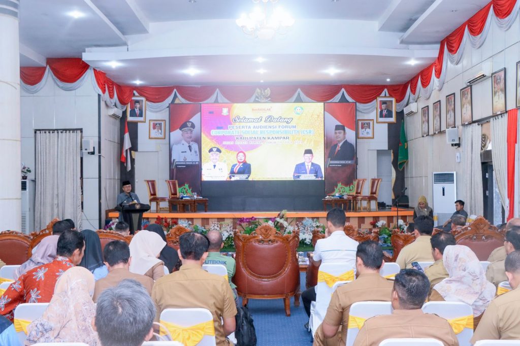 Pj Bupati Kampar Buka Audiensi Forum CSR Kabupaten Kampar