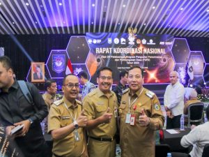 Pj Bupati Kampar Bersama Mendagri Hadiri Langsung Rakornas Kick Off P3PD tahun 2023 Di Jakarta