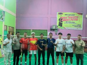 Final Turnamen Badminton Se- Sumatera, Ganda Putra Zecky/Kelvin Vs Abaiza/Deri.