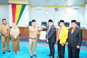 RPP APBD TA 2022 Jadi Ranperda, Pj Bupati Kampar Ucapkan Terima Kasih sekaligus Sampaikan KUA PPAS 2024.