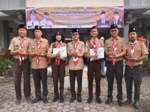 Pj Bupati Kampar Lepas Siswa/i Ikuti Jambore Internasional Pramuka Di Korsel 