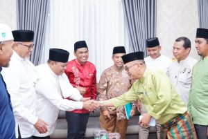 Penjabat Bupati Kampar terima Audiensi dari Dewan Masjid Indonesia Kampar.