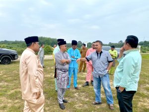 PJ Bupati Kampar Tinjau Rencana Lahan Pembangunan Pabrik Abon Patin.