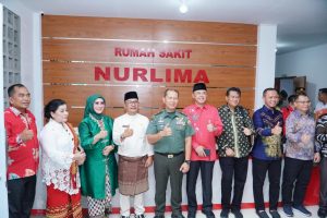 Bersama Danrem 031 /Wira Bima, Pj Bupati Kampar Resmikan RS Nurlima Lipat Kain.