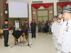 Sebanyak 10 PJ Kepala Desa dilantik Oleh PJ Bupati Kampar