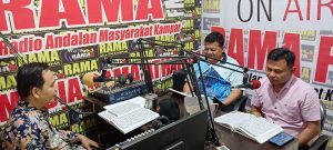 H Fahmil Waka DPRD Kampar Hadiri Kampar Mengaji di Radio RAMA FM