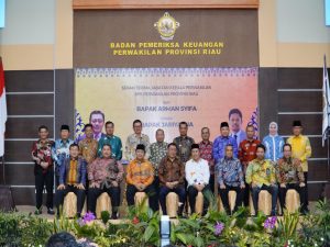 Penjabat Bupati Kampar Hadiri Sertijab Kepala BPK RI Perwakilan Riau