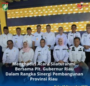Pj Bupati Mhd Firdaus Hadiri Rapat Bersama Plt. Gubernur Riau dan Seluruh Kepala Daerah Se-Provinsi Riau
