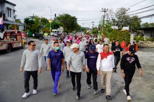 Sempena Hari Kesnas Sekda Kampar Hambali Buka Car Free Day Dan Pemeriksaan Kesehatan