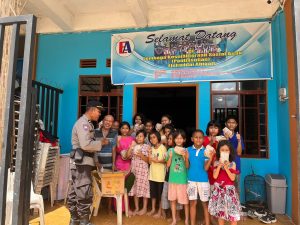 Polsek Sei Beduk Berikan Bantuan Sosial Kepada Panti Asuhan El Shadai