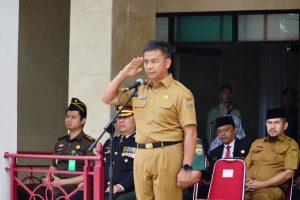 Asisten 1 Setda Kampar Pimpin Apel Bela Negara Tingkatkan Nasionalisme
