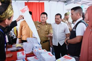 Bersama Pj Bupati Kampar KPU Kampar Gelar Simulasi Pemungutan Suara Jelang Pemilu 2024