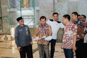 Progres Renovasi Masjid Islamic Center 80%,  Pj Bupati Kampar; Harap Segera di Selesaikan.