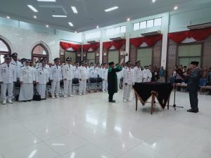 Lantik Kades PAW dan Penjabat Kades, Hambali : Tegak Lurus Saja Laksanakan Tugas
