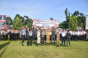 Apel Sinegritas TNI/Polri Pengamanan dan Cooling System Pemilu 2024,PJ Bupati Kampar; Sinergitas Elemen Masyarakat Penentu Pemilu Aman, Damai dan Lancar