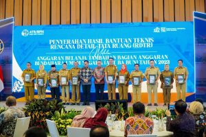 Pj Bupati Kampar Hambali Terima Materi Teknis RDTR dari Menteri ATR/BPN RI Bersama 63 Kepala daerah.