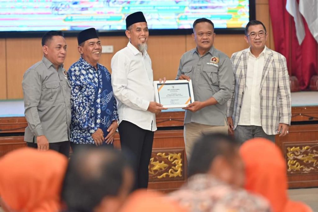 Ketua PWI Riau Lantik Pengurus PWI Dumai Periode 2023-2026