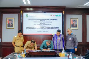 Kerjasama Terkait Penerbitan KKPD Di Kampar, Pj.Bupati Kampar : Kemajuan Sistematis Dalam Efektifitas Pengelolaan Keuangan Daerah.