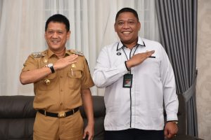 Ketua PN Bangkinang Soni Nugraha Silaturahmi dengan Pj Bupati Kampar