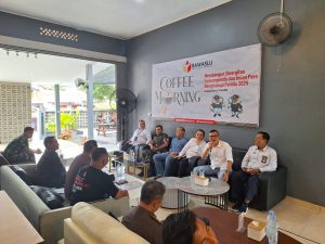 Bawaslu Kampar Gelar Coffe Morning, Bangun Sinergitas Fokopimda dan Insan Pers Hadapi Pemilu 2024