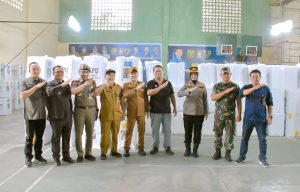 Penjabat Bupati Kampar Hambali Monitoring Persiapan  Pemilu Tahun 2024.
